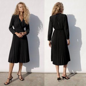 Zara Black Midi Dress